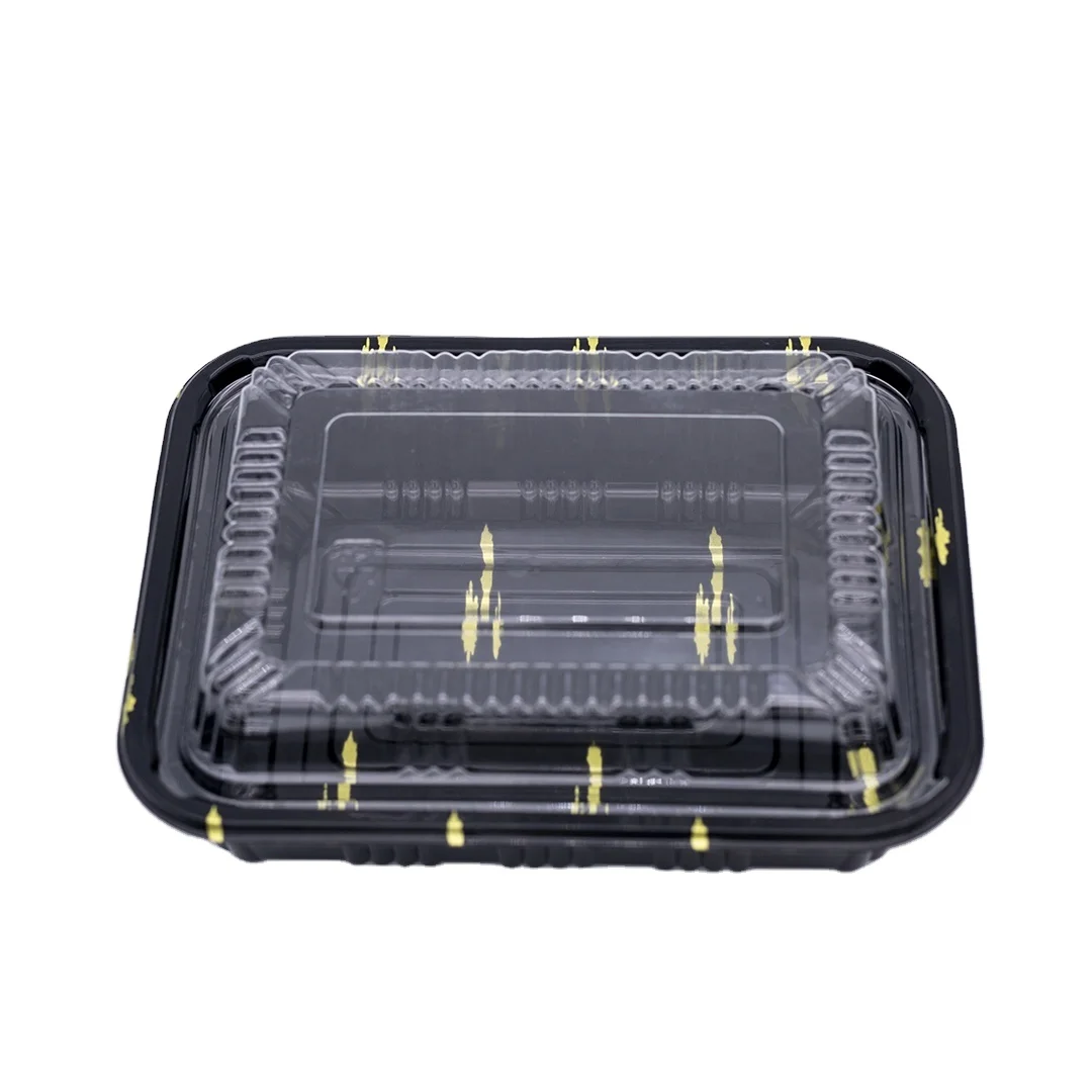 
Hot sale plastic deli roast chicken food packaging container box 