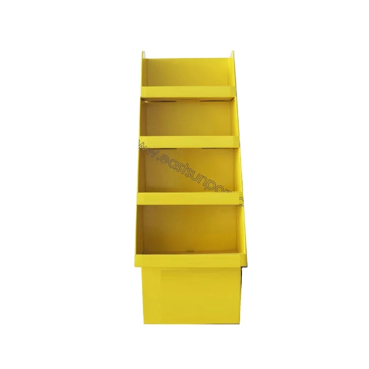 Custom Good Quality Supermarket 4 layers paper cardboard OEM ODM for shampoo  fishing rod pole line cardboard display stand