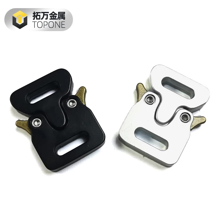 13mm Small Metal Chain Necklace Buckle Zinc Alloy Tactical Sling Bag Strap Buckle