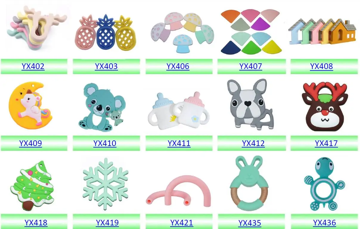 Hot Sale Baby Chew Toy Animal Wooden Teether Baby Animal Silicone Teether Toy