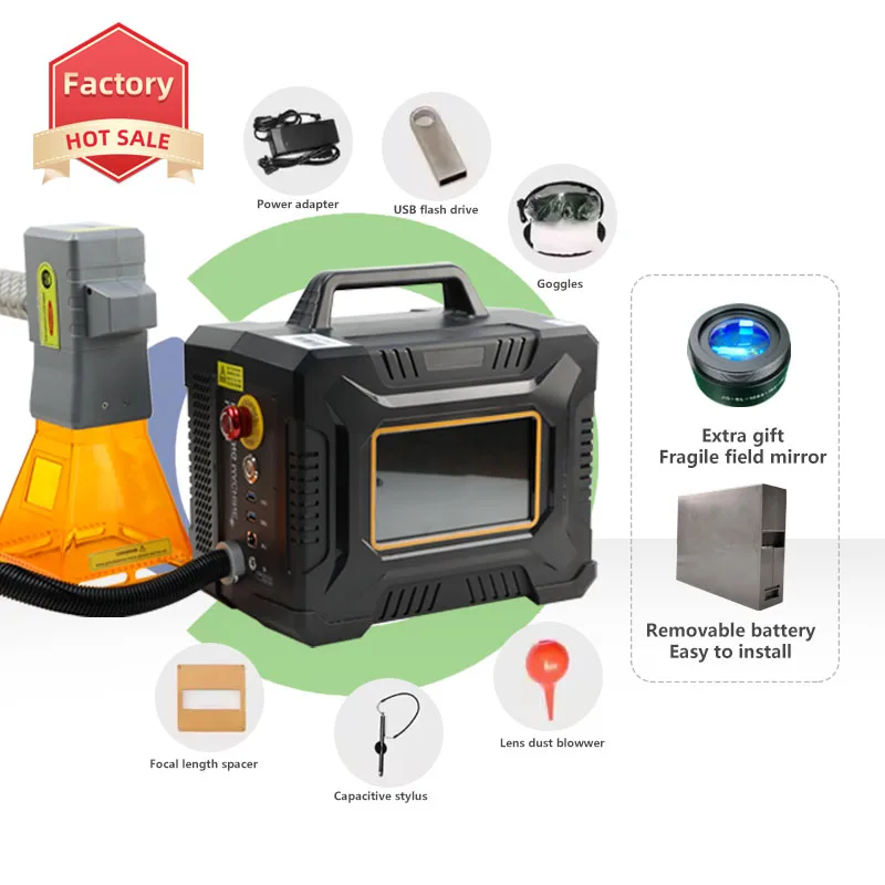 CNC LY Fiber Laser Engraving Marking Machine for Code Logo Marking Gift Cnc Laser
