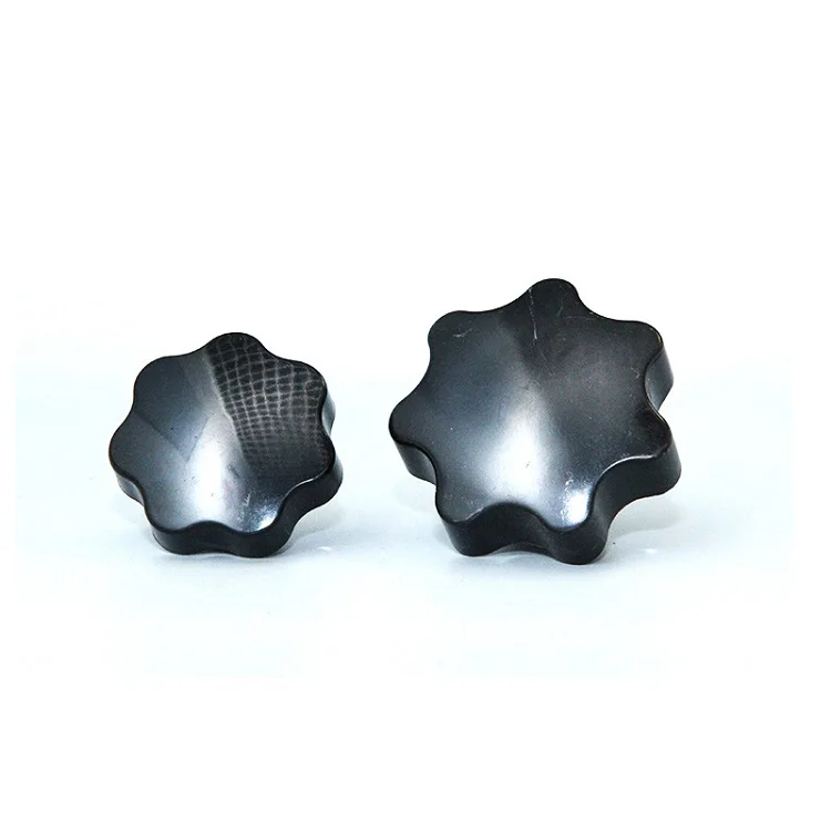 M5 M6 M8 M10 Black color Bakelite Plum handle for Machine tool plastic seven star head clamping knob screw