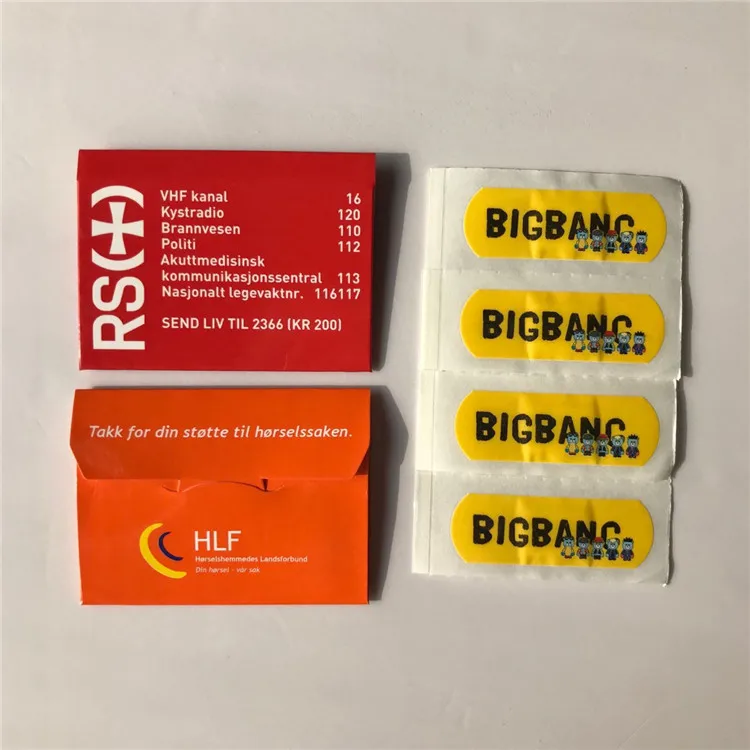 
Custom Popular Personalizado Impresso Single Use Band Aid 