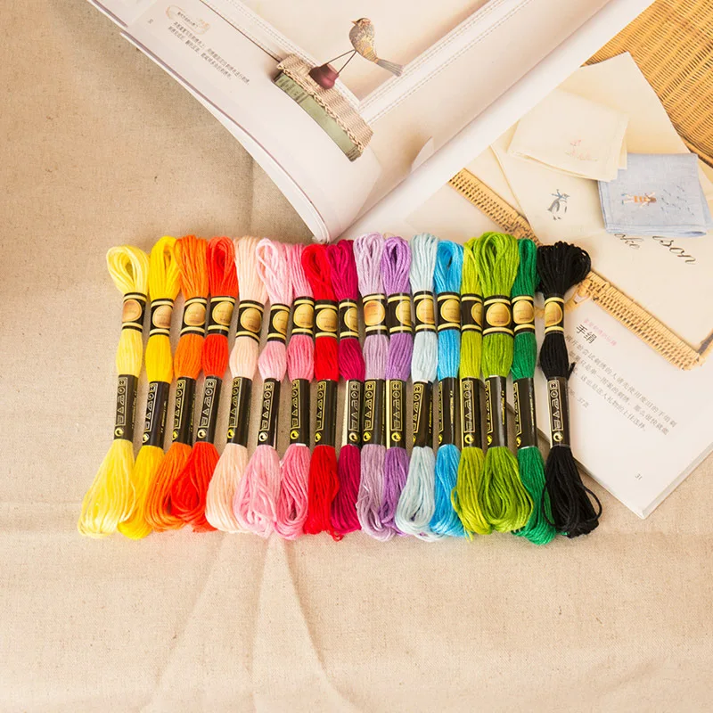 KT025  anchor threads cross stitch 100 color  kits cross stitch embroidery thread