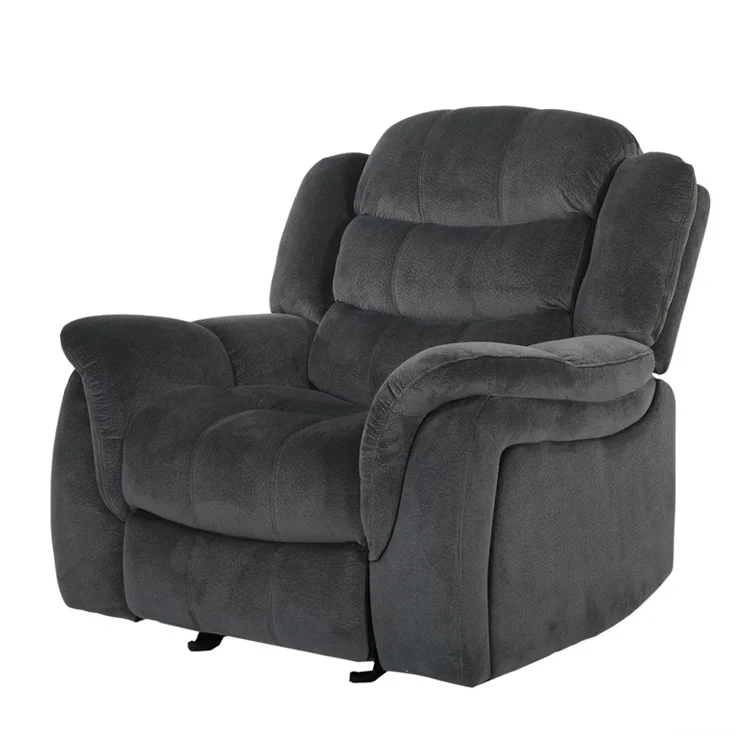 Бесплатная доставка в США Роскошная современная мебель для гостиной современный серый тканевый планер шезлонг