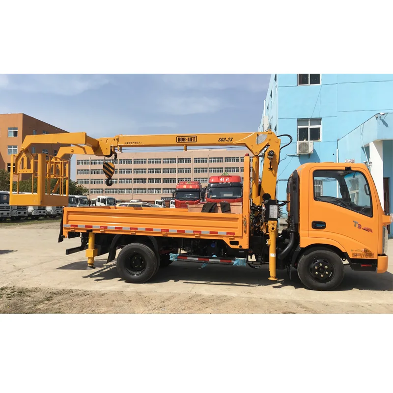 Hydraulic Arm Crane for Trucks Mounted Crane Basket