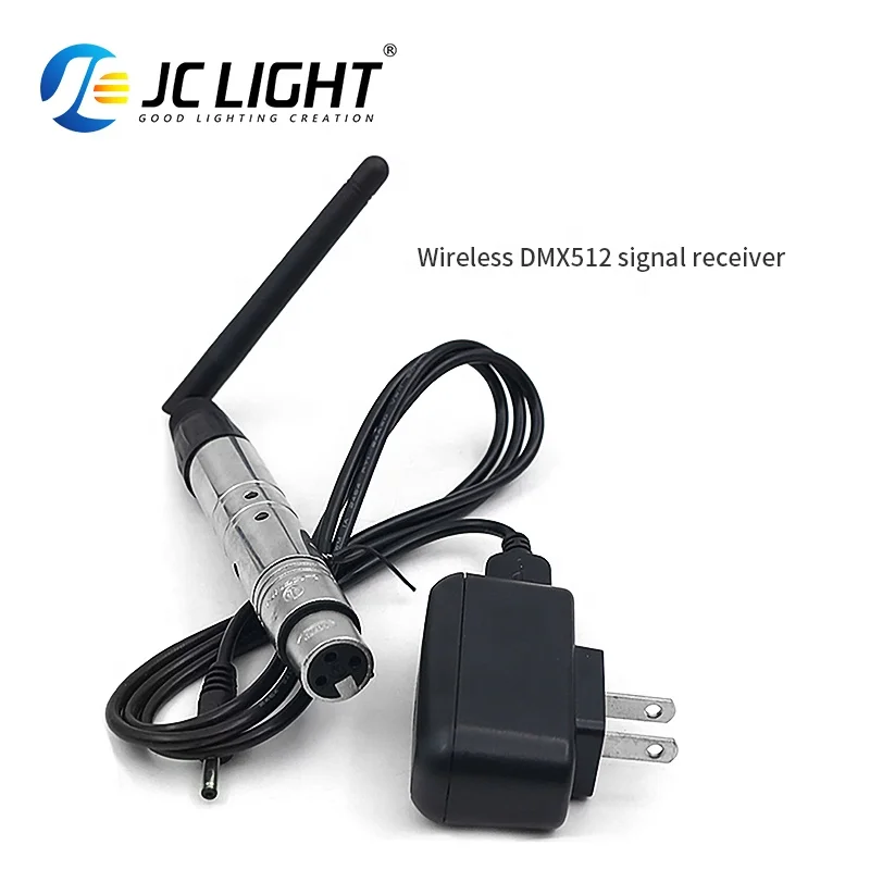 Wireless Dmx512 Singal Transmitter and Receiver Stage Lighting 2.4g 3-Pin Xlr Connector Led Receptor For Dj Lights