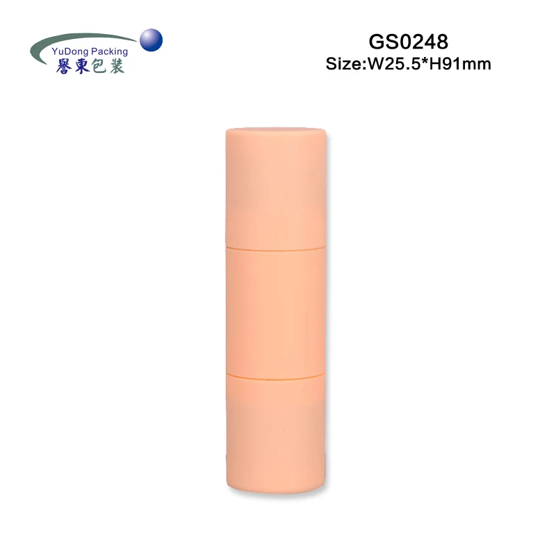 Loose foundation stick powder container with brush