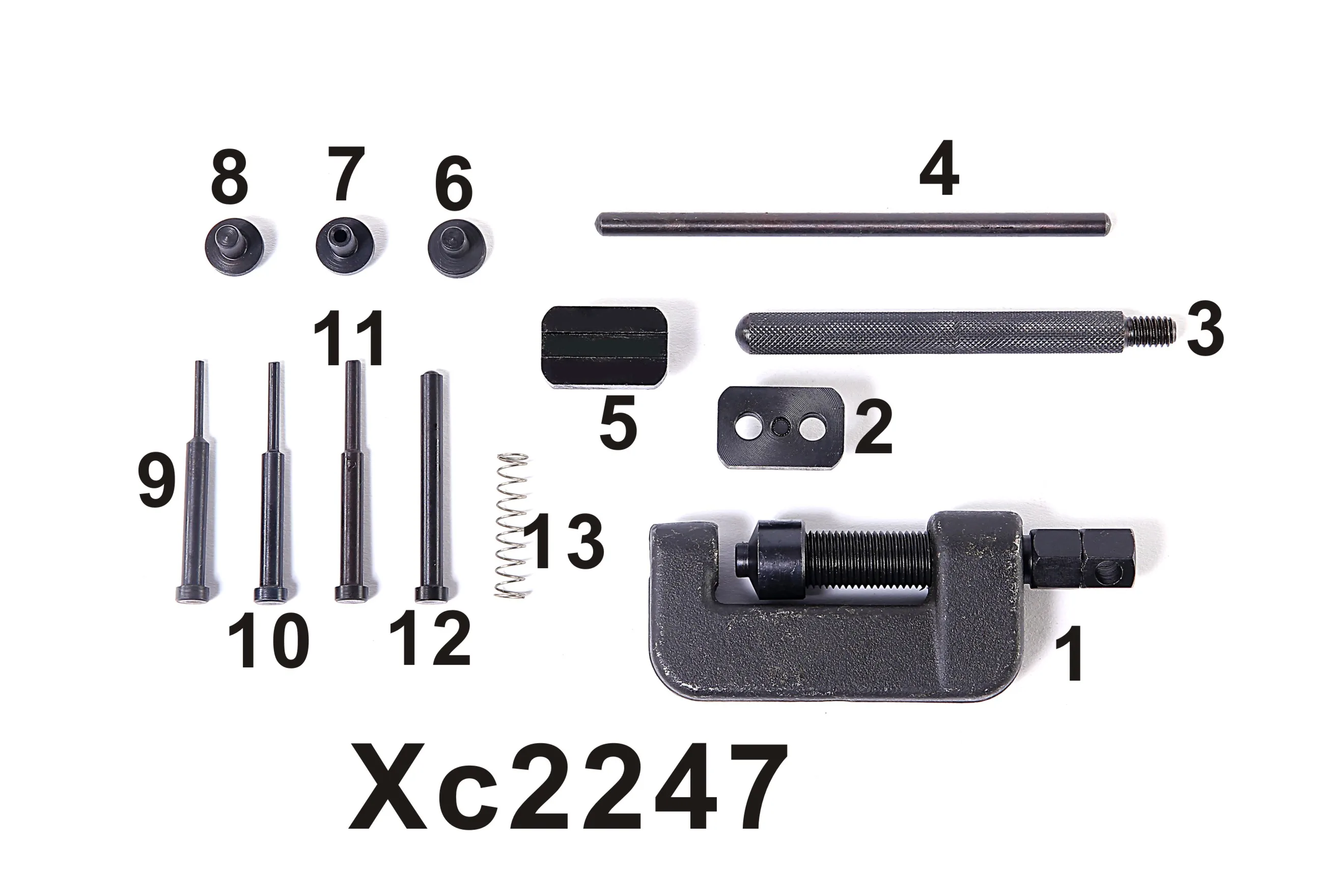 XC2247 hot sale  Quality Guarantee Chain Breaker and Riveting Tool Set