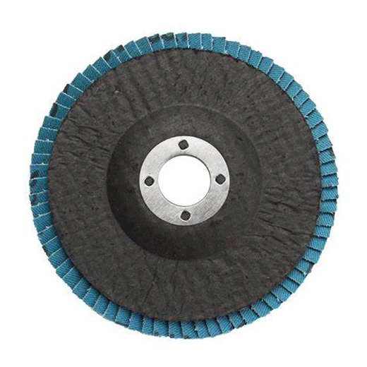 Blue zirconia aluminum 100mm 115mm flap disc brushed abrasive disc made in china