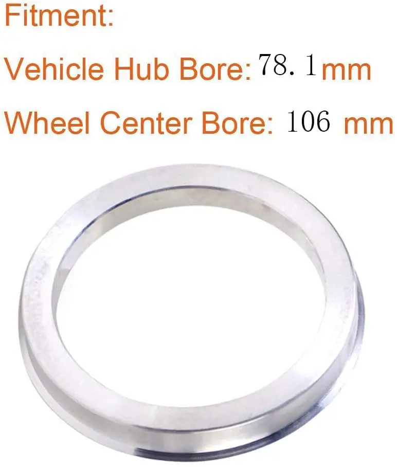 Alloy Wheel Hub Centric Spigot Rings 66.6 - 57.1 Wheel Spacer Set of 4