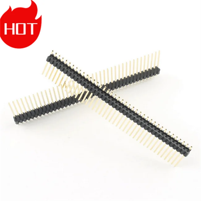 Header Insulator Press Fit Smt 0.8mm 1.27mm 180 Degree 3-Pin 22 1x60 50 Pcb Male Female 2.54mm Pitch Header Pin Connector Header