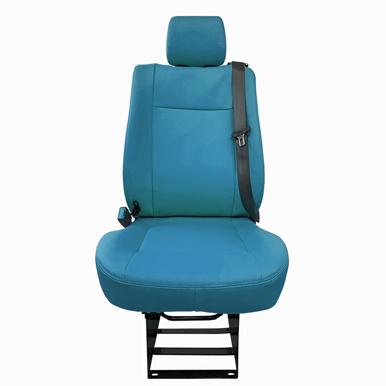 Orange safety Single driver seat with seat belt for bus accessories wide bus seats