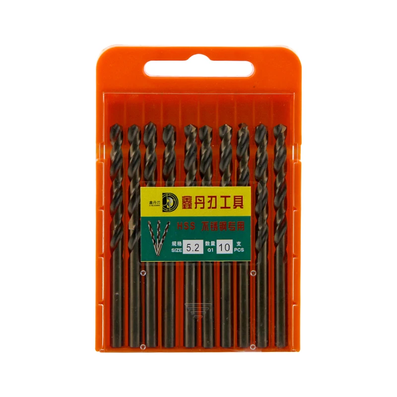 High speed steel cobalt plastic box drill stainless steel metal iron aluminum alloy drilling Fried Dough Twists drill