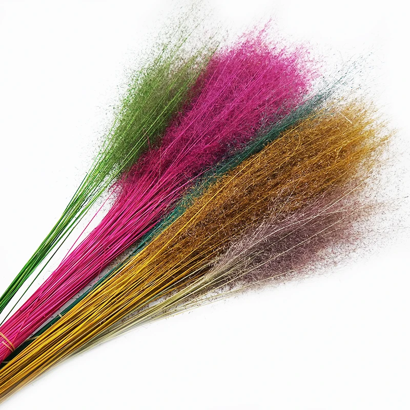 Prevailing bouquet Natural Whitefly Chaotic Grass Dried Mosquito Grass Muhlenbergia Capillaris For House Decoration