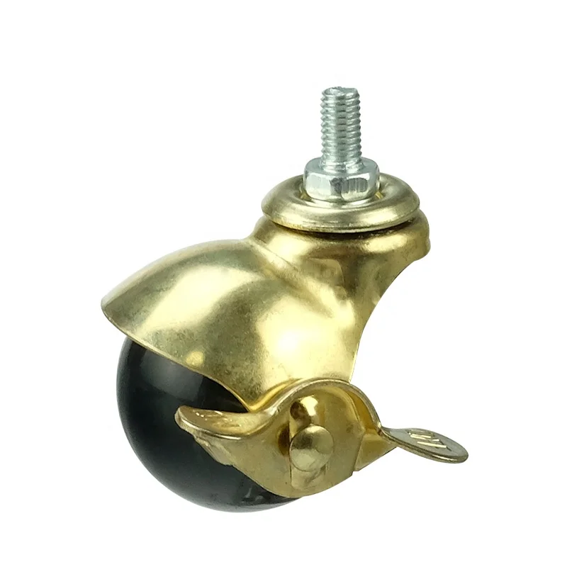 WBD Cheap price ball style 2 inch furniture caster feet / 1.5 inch rubber ball side table caster