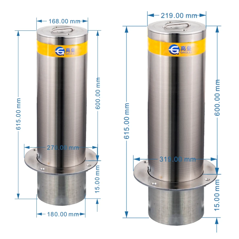  Ram raid pipe bollards съемный защитный столб pas 68 penguin съемные парковочные болларды