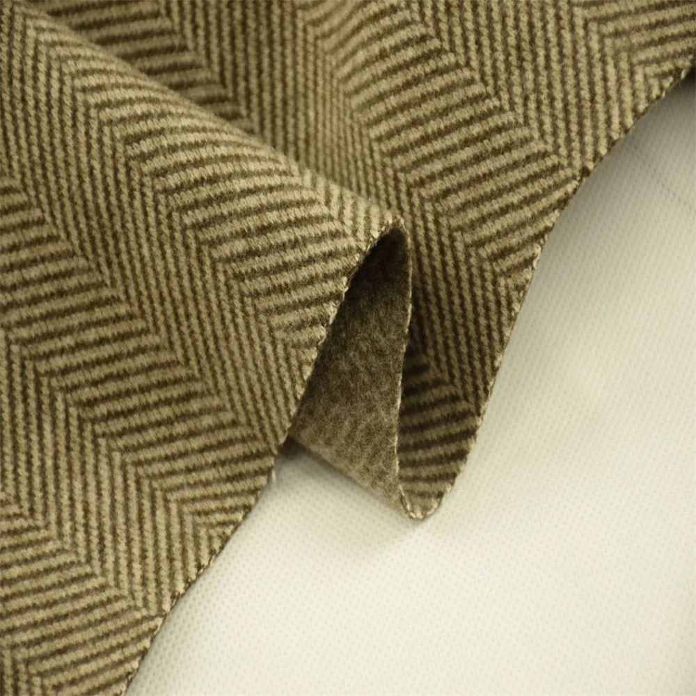 Китайская Новая Модная стильная популярная Клетчатая Шерстяная твидовая ткань для пальто костюма куртки одежды