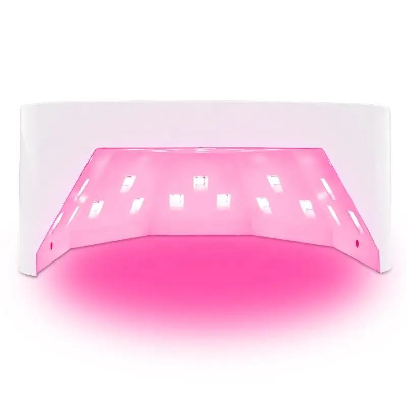 54W Cordless Rechargeable UV LED Nail Dryer With 3 Timer Setting For Home and Salon