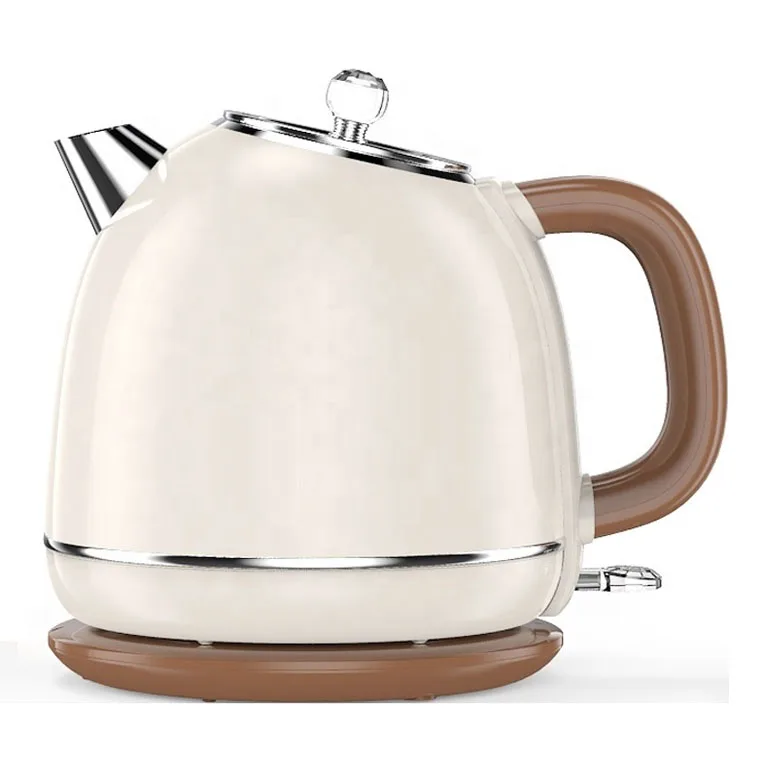 Yousdas High Quality Logo Acceptable Large Capacity 304 Stainless Steel Double Wall  1.8L Prestige Electric Kettle Heater