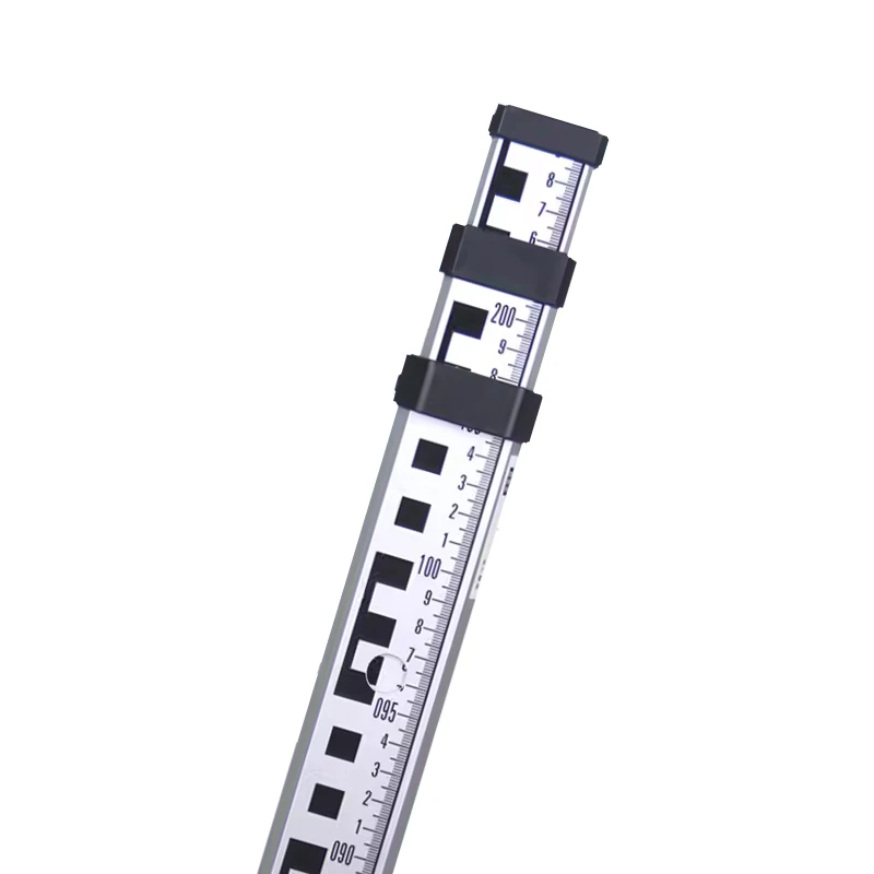 3-meter tower ruler extra thick national standard export ruler level gauge extendable scale Leveling Staff