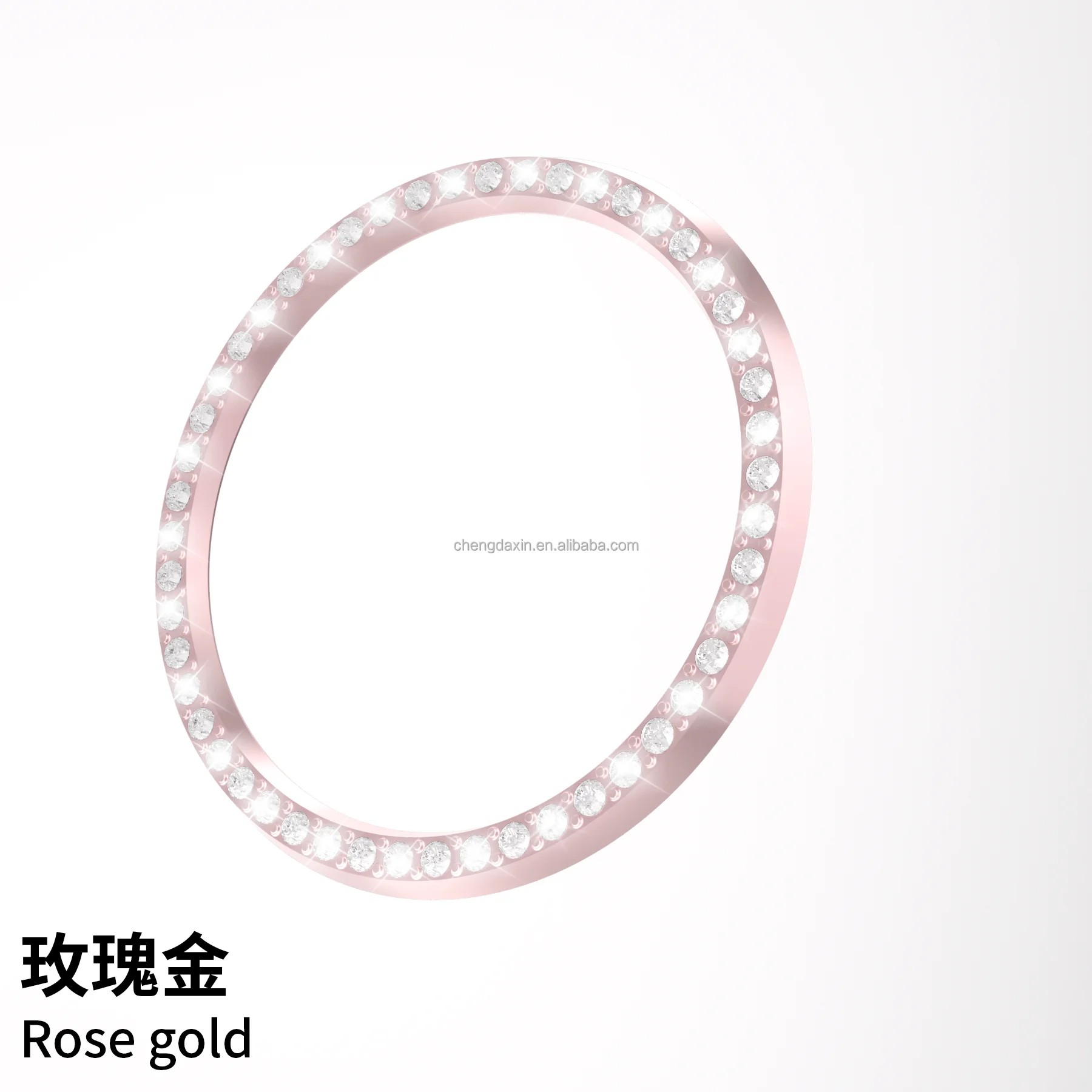 Diamond circle bezel insert For Samsung Watch 7 ultra 47mm Accessories Scale Ring Metal For Samsung Galaxy Watch 7 Decoration