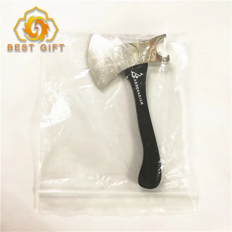 New Design Axe Metal Bottle Opener Keychain Exclusive Customization Beer Bottle Opener