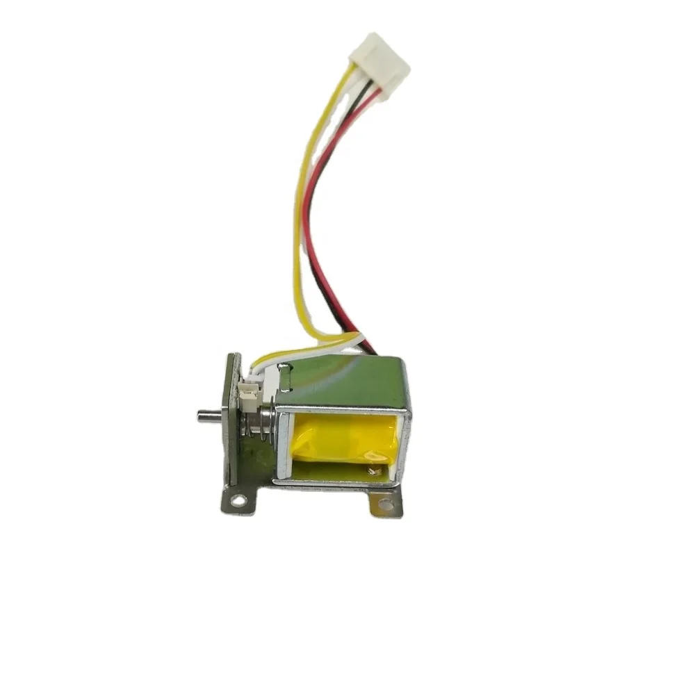 5V DC JSO-0520 with test wire electric door lock push pull solenoid lock electric solenoid lock