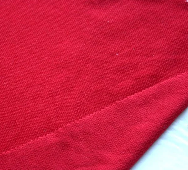 2023 beautiful new design polyester knitted waffle dyed fleece fabric