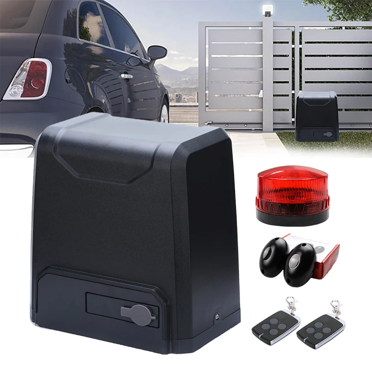 1000KG Automatic Door Operators AC 220V/110V Motor Fingerprint Facial Recognition Infrared Sensor Sliding Gate Opener