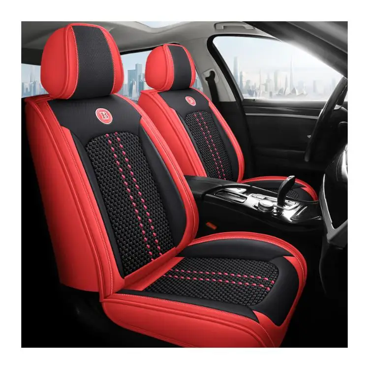 Кожаные чехлы для сидений автомобиля LuluAn из полиуретана искусственного шелка Toyota Sportage Accent Santana Tucson Santa Fe B Class Crv M3