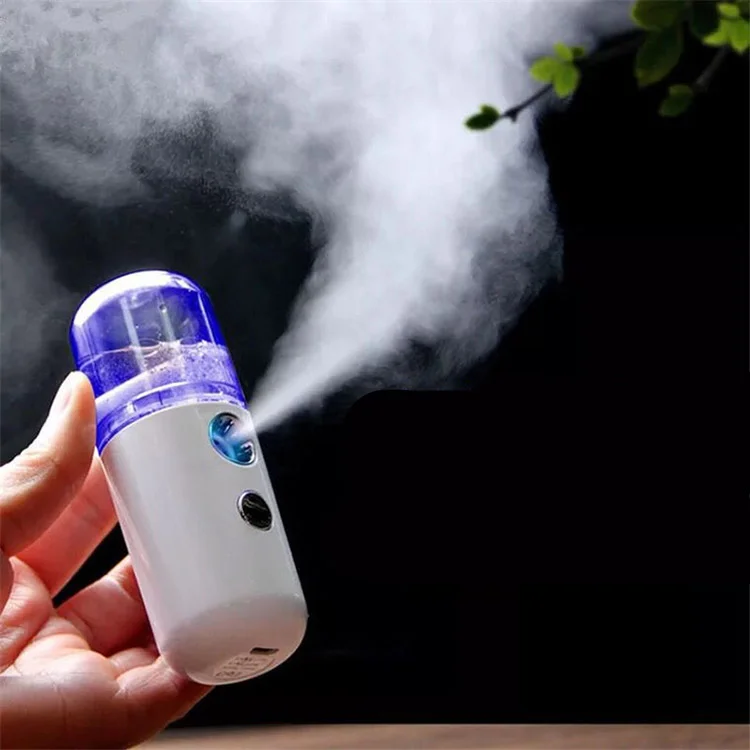 
30 Ml Mini Portable Pocket Handy Face Vapor Negative Ion Facial Mist Steamer Auto Nano Mist Sprayer 