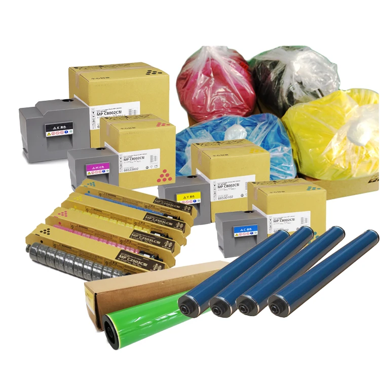 Spare Parts Drum Fuser Developer Unit Toner Powder for Ricoh Pro C5100 5100s 5100 C5200s 5200 c5300s 7100 7200 C7100 C7200 C9100