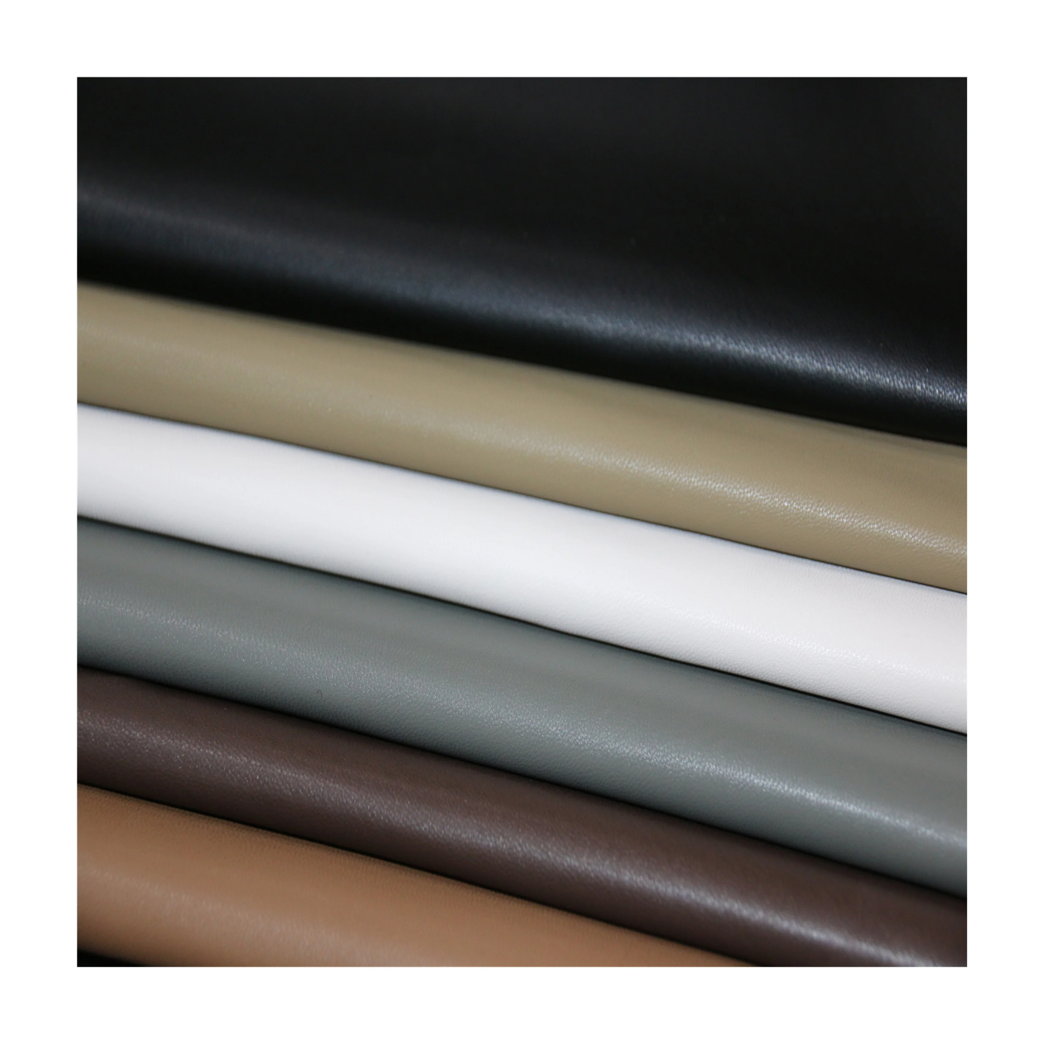 fashion designer brand faux synthetic leather great elasticity  for womens fashion nude leather skirt