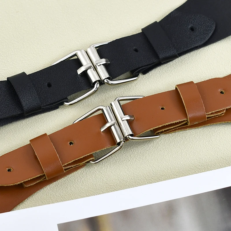 Deepeel SP665 2*80-100cm Clothing Accessories Decorative Belt PU Leather Adjustable Casual Strap Stylish 2 Clips Male Suspenders