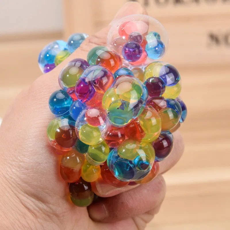 Fidget Toys Stress Relief Sensory Blink Squishy Squeeze Ball Squishy Mesh Stress Balls for Toys