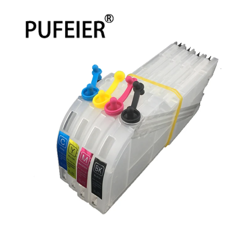 Empty Universal Long Refillable Ink Cartridge For Brother LC38 LC39 LC61 LC67 LC980 LC985 LC1100 Inkjet Printer CISS