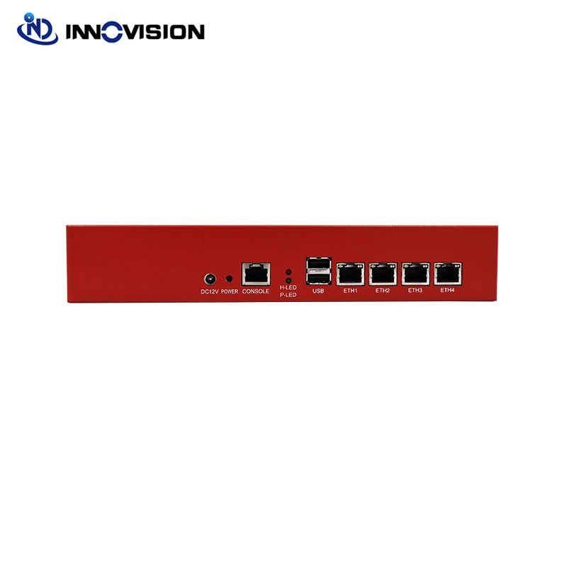Мини 1U 4 гигабитный ethernet J1900 брандмауэр Сервер Поддержка pfsense
