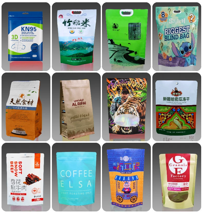 Special Plastic Die Cut Custom Shaped Mylar Bags Stand Up Food Smell Proof Pouch Zipper Mylar Bag