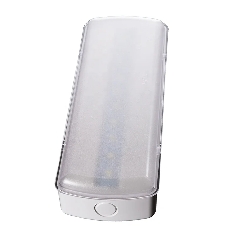 Factory supply Automatic self-test Wall/Ceiling Surface Mounted LED Frosted Cover Emergency Battery Powered Light