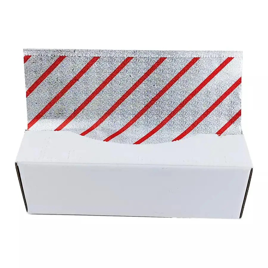 Wholesale Custom Embossed Aluminum Foil Sheets Pre Cut Foils For Food Wrapping