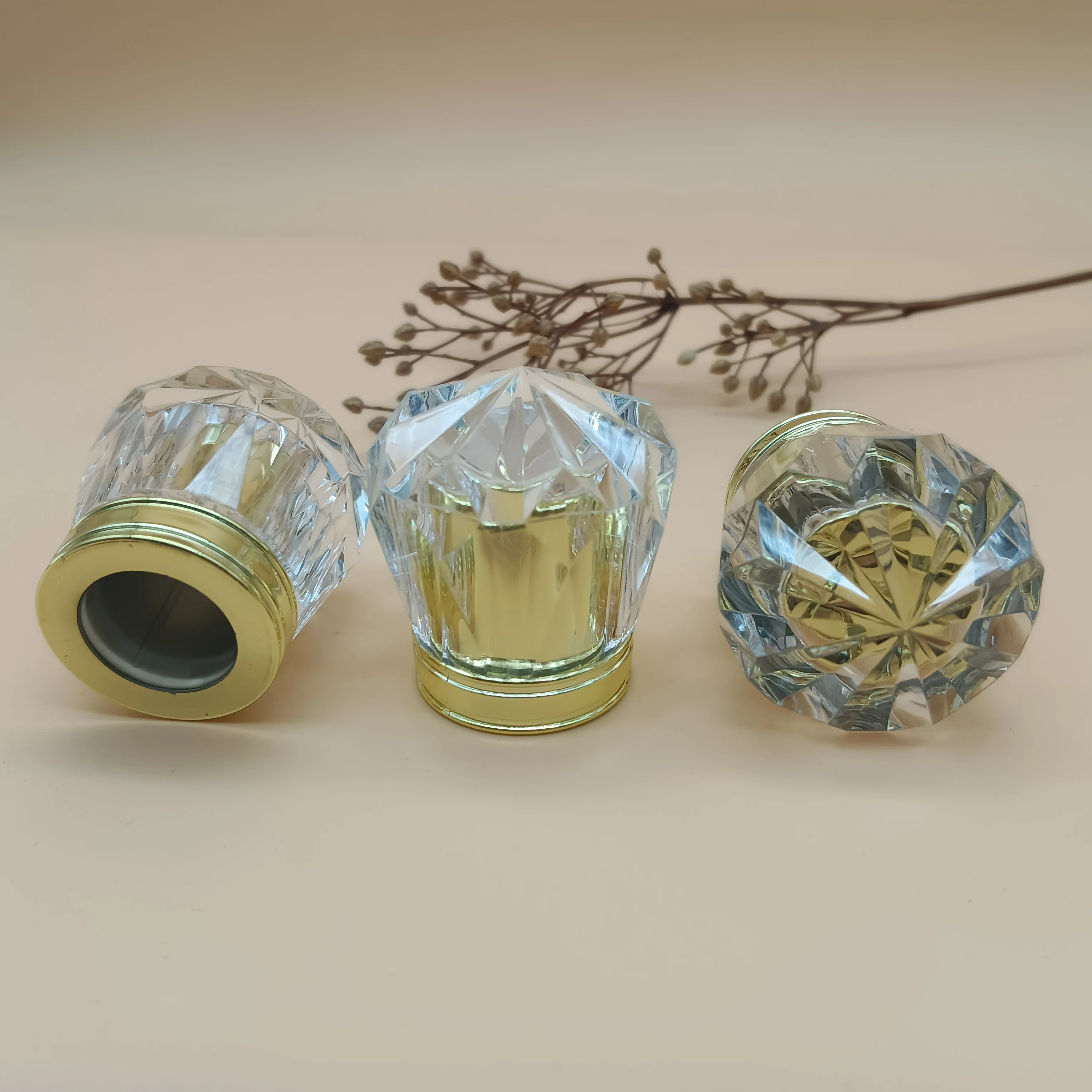 Manufacturers direct wholesale transparent high-grade plastic acrylic Drill form type outer cover 15 teeth reusable