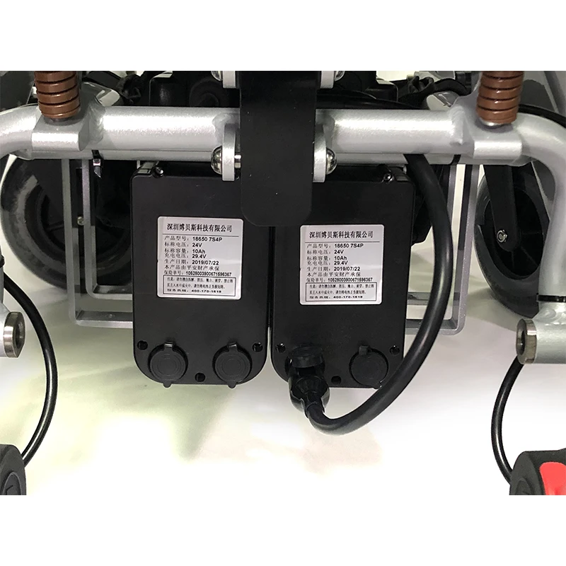 HEDY SEW02 Smart LCD Joystick Extra Wide Seat 55CM Remote Control Power Electric Wheelchair Wheel Chair With SOS Call FM Radio