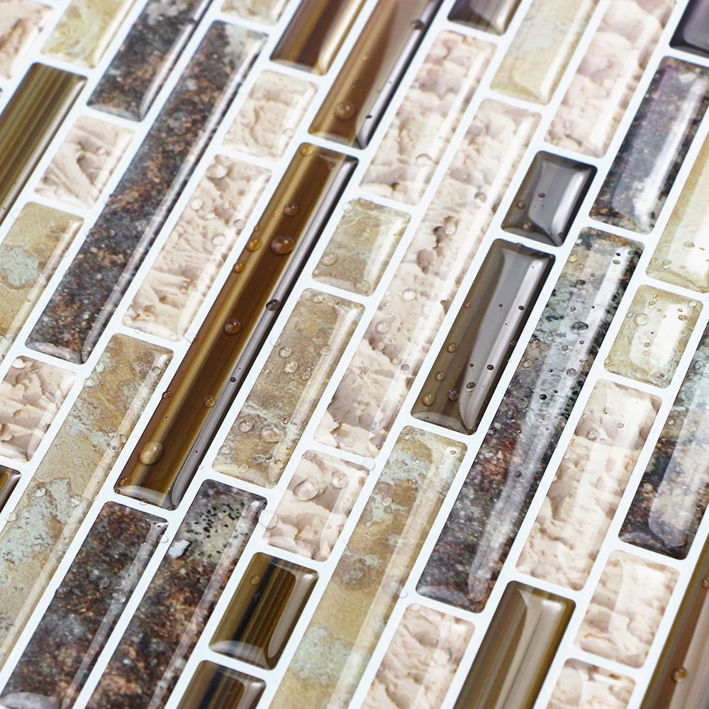  Самоклеящиеся DIY декоративные обои 3D из водонепроницаемого материала и smokeproof Современные настраиваемые