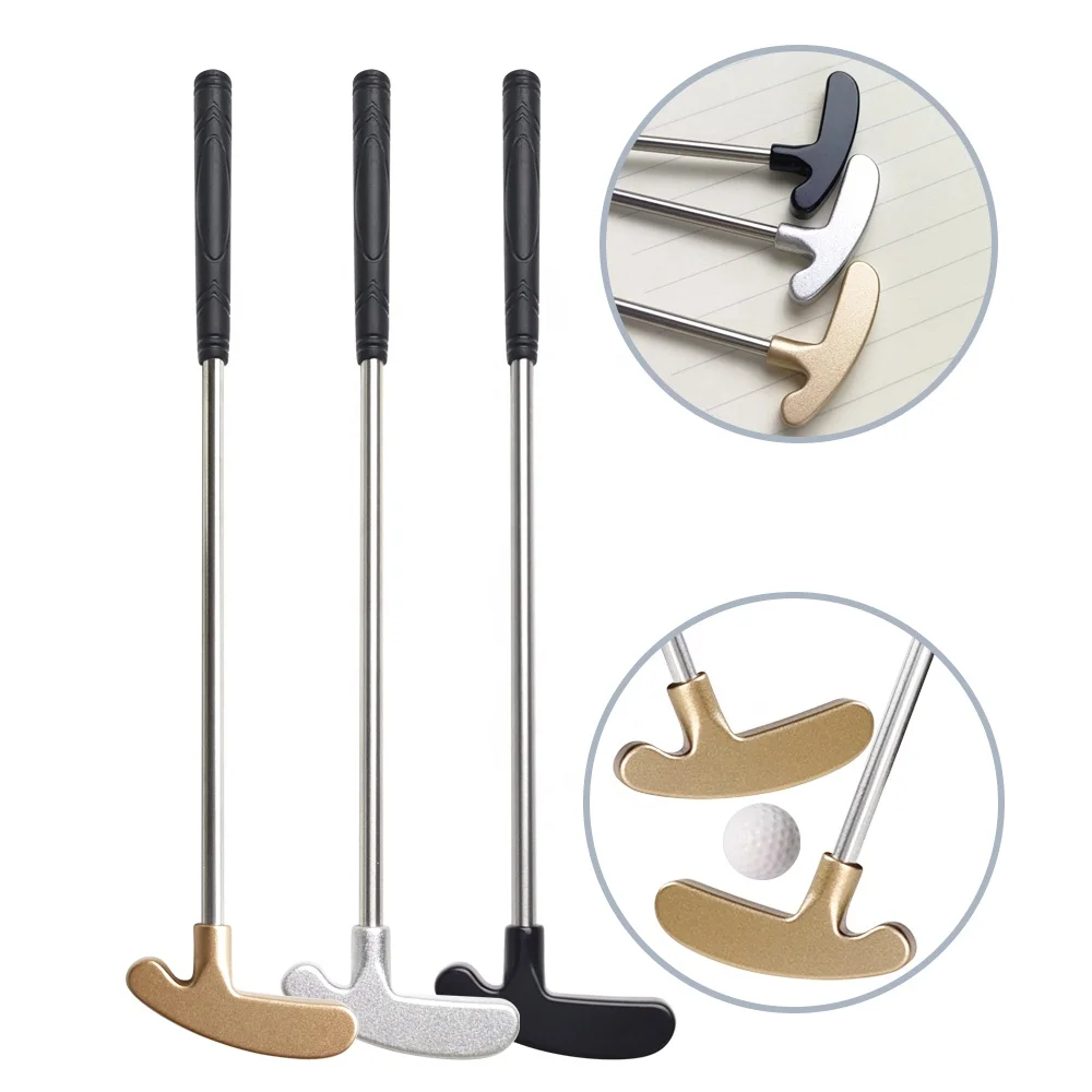 High Quality Golf Mini Putter Kids in Gold Silver Black 304 Stainless Steel Two-sided for Golf Putters Clubs