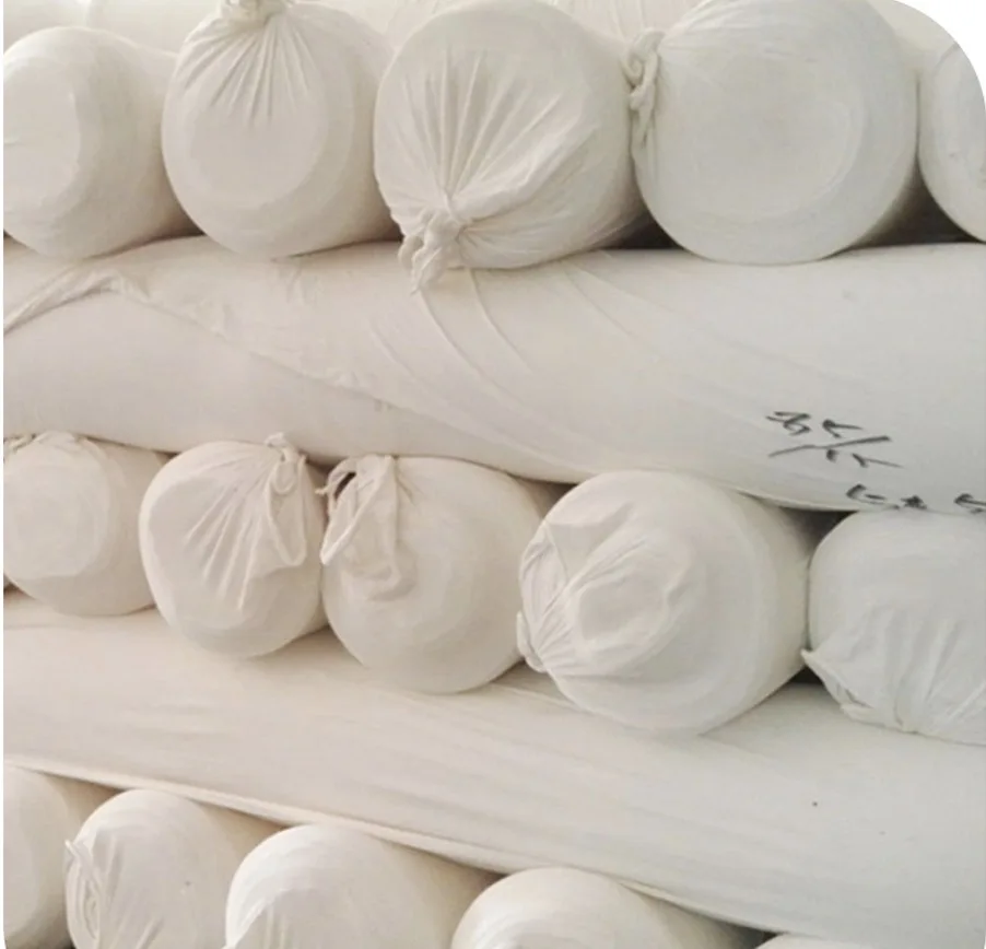 Roll Fabric 50% Cotton 50% Polyester 250T  Combed Satin Plain White/Colored Bed Sheet Fabric