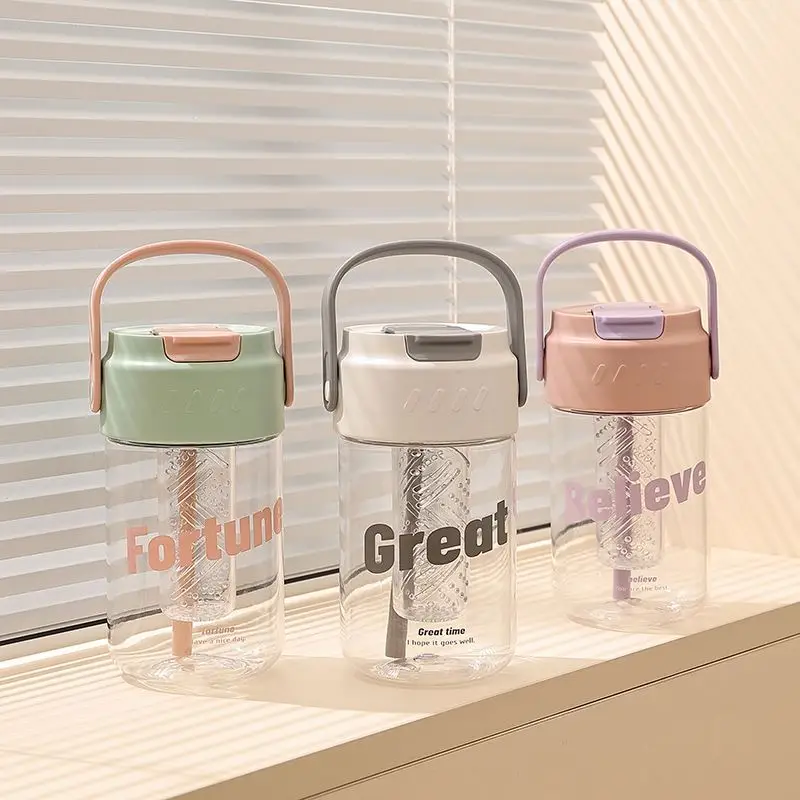 Plastic Spill Proof Water Bottles Custom Logo Bottle Display Rack Sipper 500Ml Us Warehouse Recycled Pet Cirkull 22 Oz