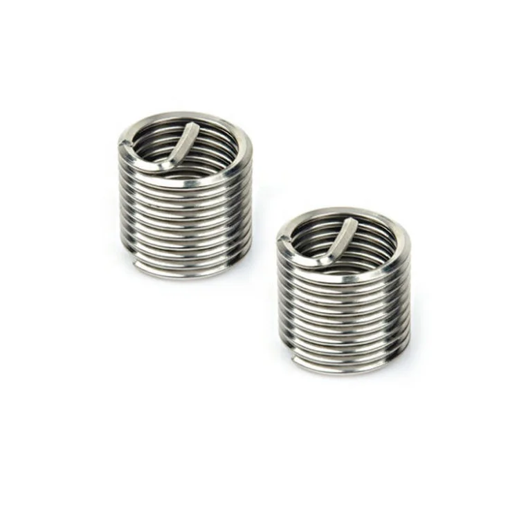 Inconel X750 M6-M18 Fasteners Wire Thread Insert 304 Stainless Steel Nut Screw Polished Brass Aerospace ISO Certified Metric