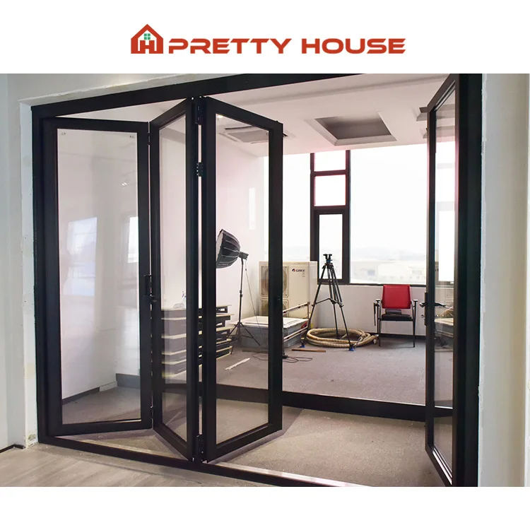 NFRC Custom aluminium tempered glass aluminum folding windows tempered glass window for apartment and hotel aluminium windows