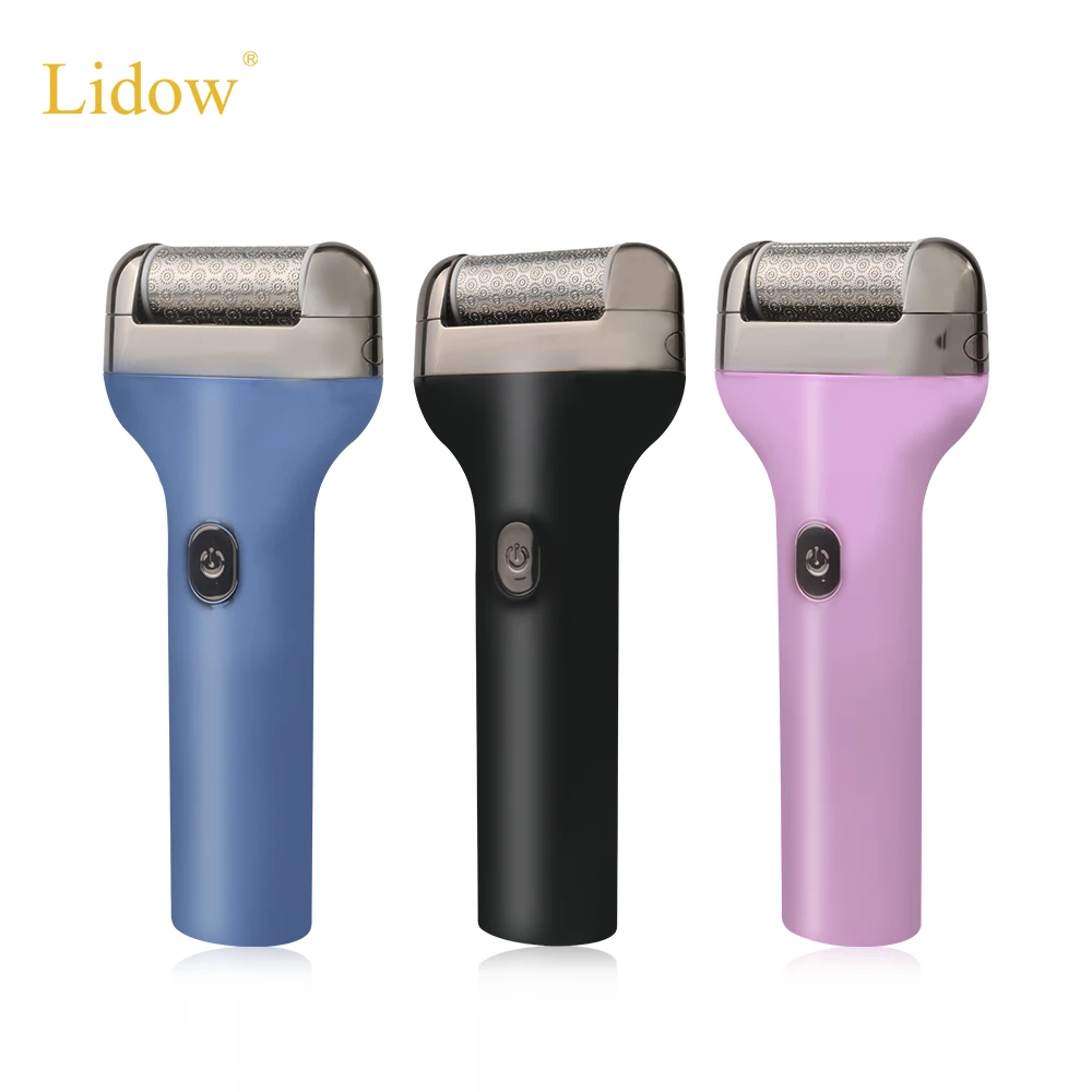 LIDOW Waterproof Double Speed Regulation USB Rechargeable Stainless Steel Electric Foot File and Callus Remover